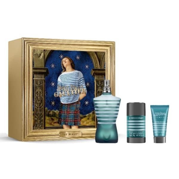Miesten parfyymisetti Jean Paul Gaultier Le Male 3 Kappaletta