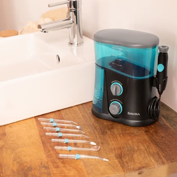 Cecotec ToothCare 1200 Jet Pro dental vattentråd - Svart - 7 kanyler - 1250-1700 pulsationer/min