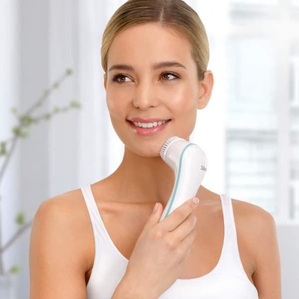 SILK'N PURE ansiktsrengöringsborste - Kombinerad och känslig hud - 4 rengöringsprogram