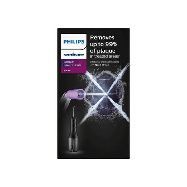 Philips SONICARE HX3826 33 Water Flosser Sladdlös Dental Jet BLACK