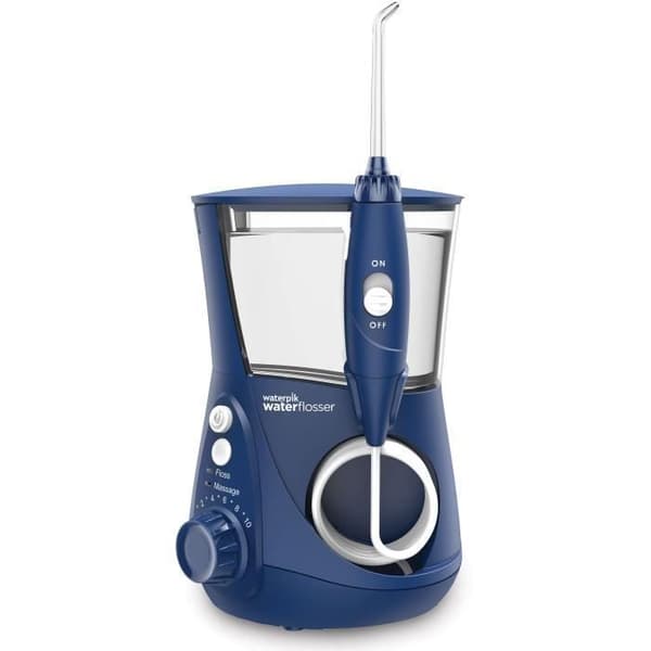 WATERPIK Ultra Professional Fixed Water Flosser WP-663 - Pulsationer 1250 - Kapacitet 90-tal - 7 tips - Blå