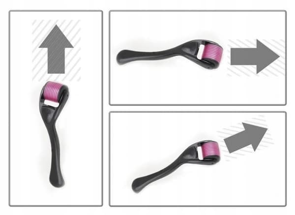 NÅL MESOTHERAPI DERMA ROLLER 540 NÅLAR ANSIKTSMASSAGER 0,5 mm