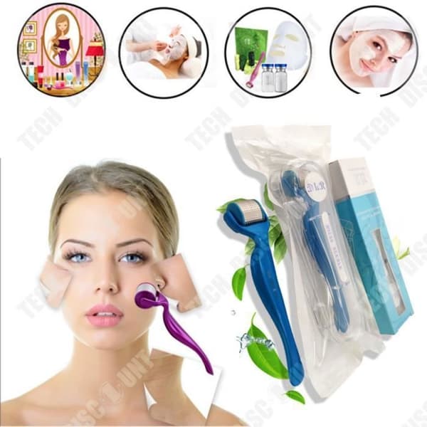 TD® Apparatur Hudrengöringsrulle Skönhet Smidig Kvinnor Ansiktsrenlighet Blå Vit Personlig vård Massagemask