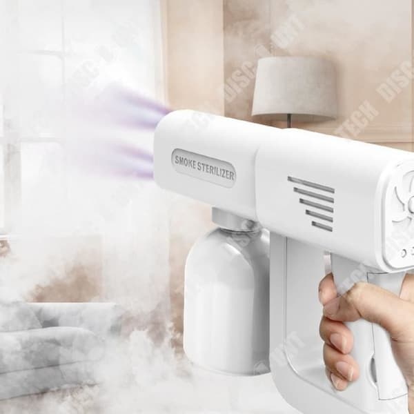 TD® Nano Spray Desinfektionspistol Portable Blue Light Atomizer Uppladdningsbar handhållen spruta