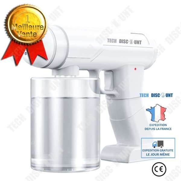 TD® Desinfektionspistol Blu-ray Nano Hushållsdesinfektion Atomizer Sprayer Desinfektionspistol
