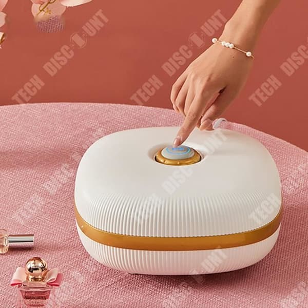 TD® Travel portabel mini liten UV-underkläder sterilisator 360 grader varmluftsring torkande mikrodator typ