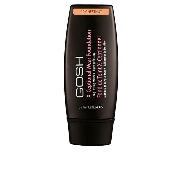 GOSH X-CEPTIONAL WEAR FOUNDATION long lasting makeup #19-chestnut 35 ml