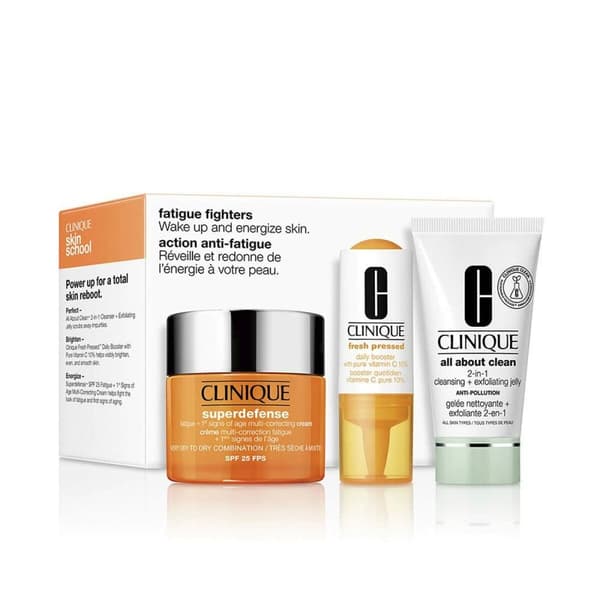 Unisex kosmetiksæt Clinique Superdefense 3 Dele
