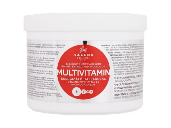 Kallos Multivitamin Energising Hair Mask 500 ml