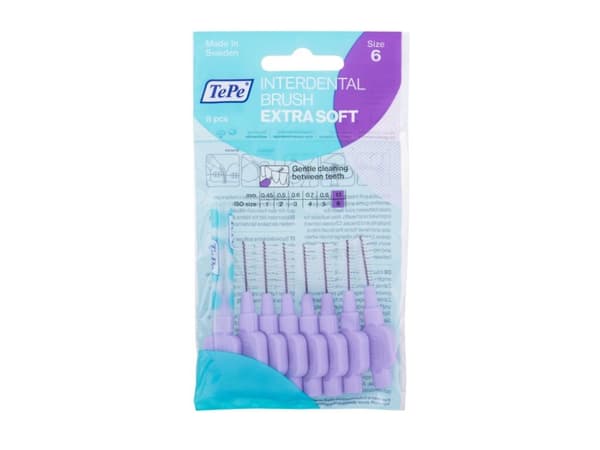TePe Extra Soft Interdental Brushes 6 Purple (1,1 mm) 8 pcs
