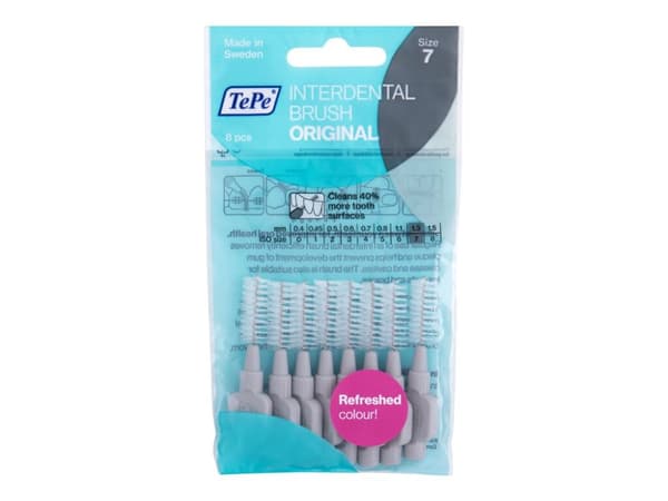 TePe Original Interdental Brushes 7 Grey (1,3 mm) 8 pcs