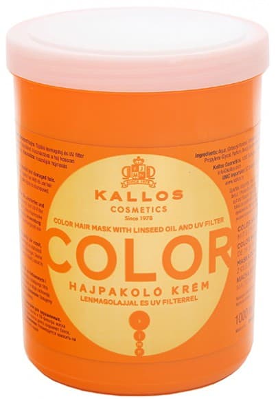 Kallos Color Hair Mask With Linseed Oil And UV Filtr 1000 ml
