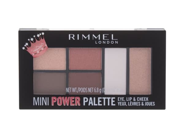 Rimmel London Mini Power Palette Eye, Lip & Cheek (003 Queen) 6,8 g