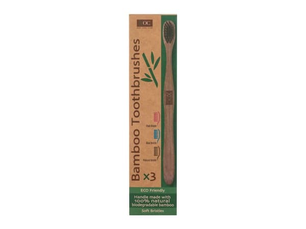 Xpel Oral Care Bamboo Toothbrush Soft 3 pcs
