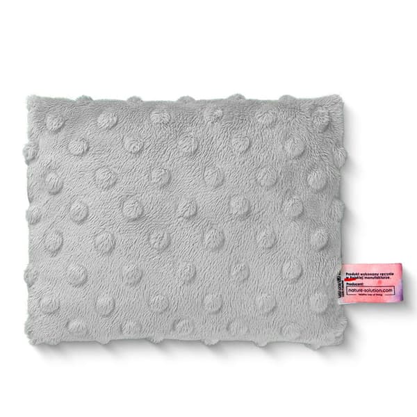 Cherrypad Minky kuumavesipullo harmaa kirsikkakivillä, luontoliuos