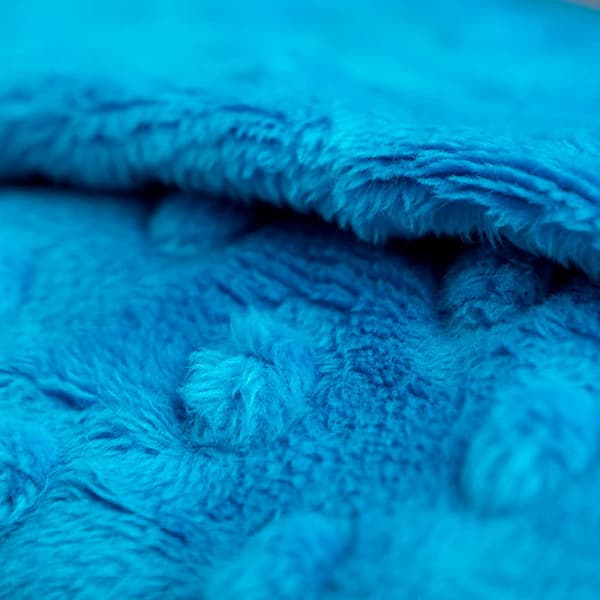 Cherrypad Minky Blue Varmvandsflaske med Kirsebærsten, Natur-løsning