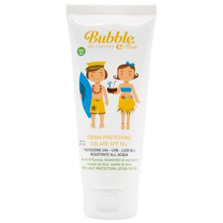 Ekologisk solkräm för barn SPF 50 0m+, Bubble&Co
