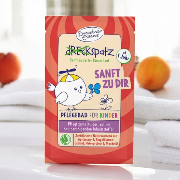 Herkkä kylpy - kylpysuola lapsille 1+ 60g - DreckSpatz, Dresdner Essenz