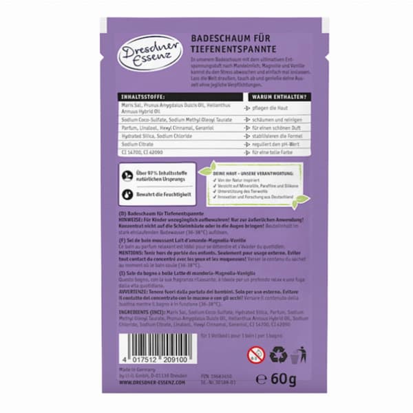 NEJ, INTE IDAG! - badskum 60g, Dresdner Essenz