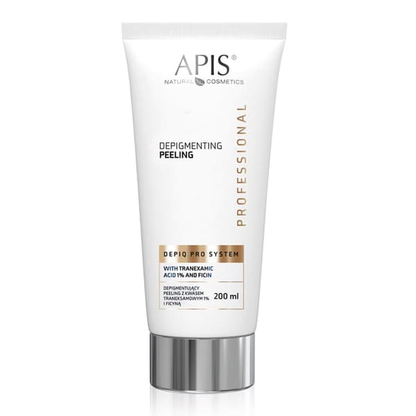 APIS DEPIQ PRO SYSTEM Depigmenterande peeling med tranexamsyra 1% och ficin, 200 ml