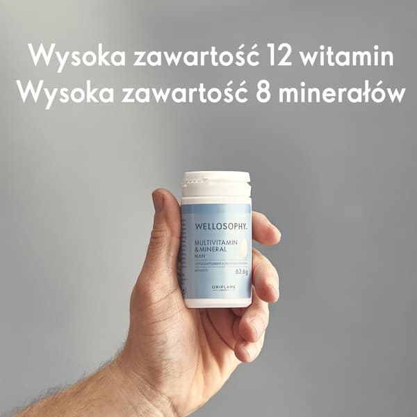 Oriflame Wellosophy monivitamiinit ja kivennäisaineet miehille 60 kpl.