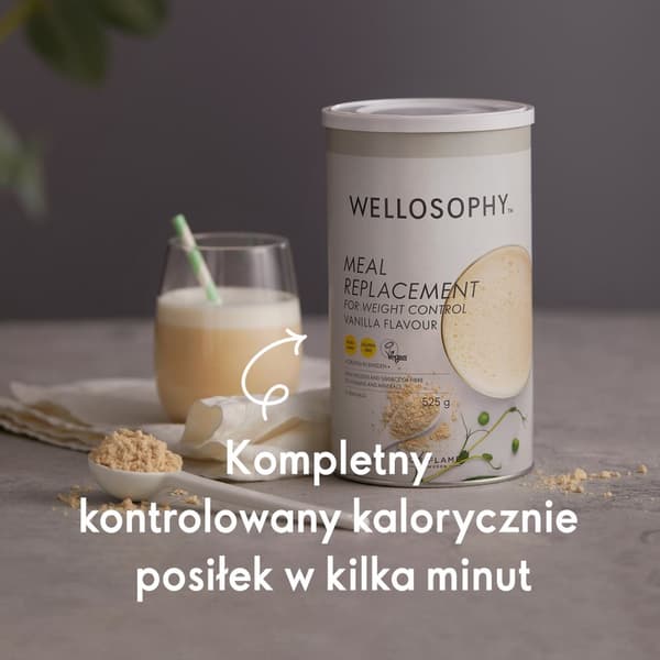 Oriflame SuperShake Wellosophy för viktkontroll - vaniljsmak 525 g