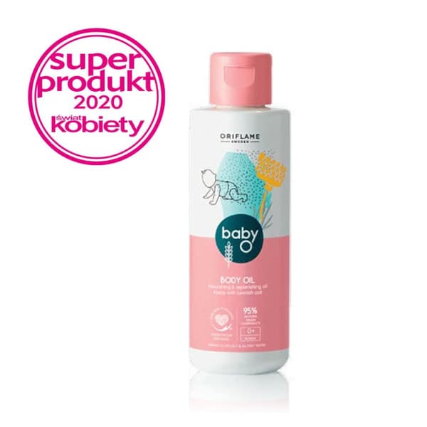Oriflame Baby O -vartalo- ja päänahkaöljy lapsille 150 ml