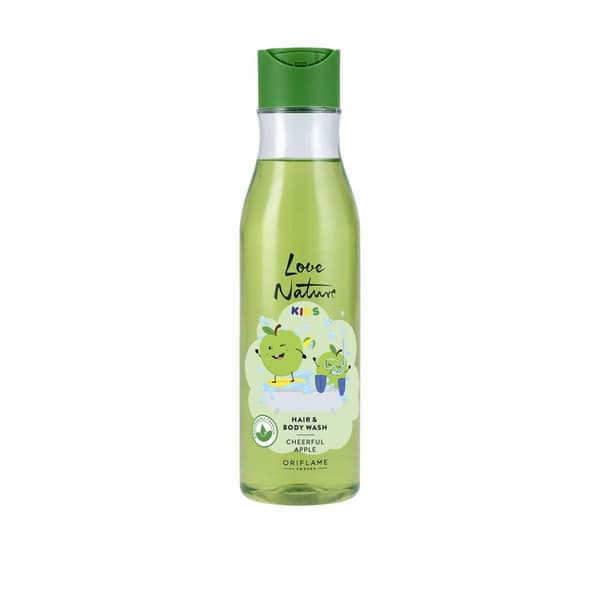 Oriflame Love Nature Kids Cheerful Apple krops- og hårvaskegel 250 ml