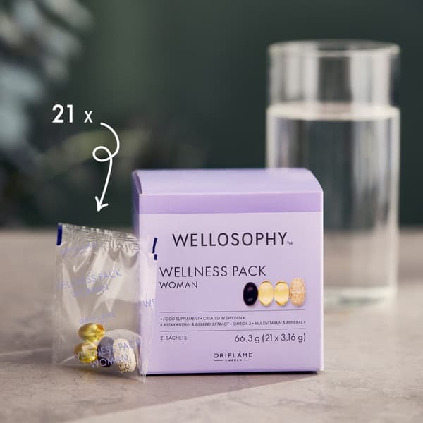 Oriflame WellnessPack Wellosophy naisille 21 kpl.