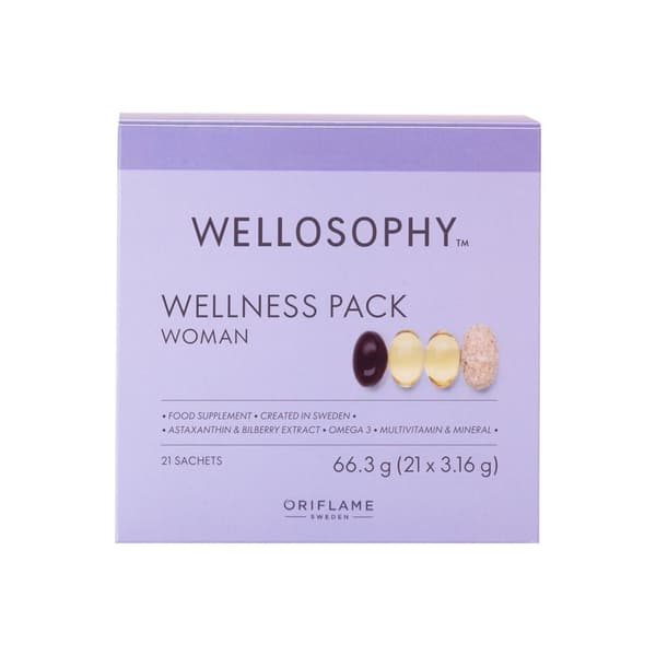 Oriflame WellnessPack Wellosophy naisille 21 kpl.