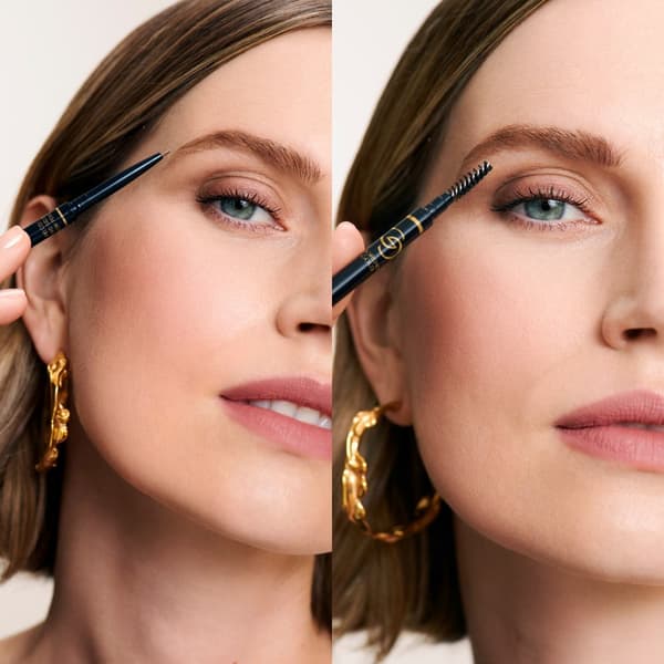 Oriflame Giordani Gold kaksipuolinen kulmakynä - vaaleanruskea 0,07 g