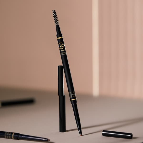 Oriflame Giordani Gold kaksipuolinen kulmakynä - vaaleanruskea 0,07 g