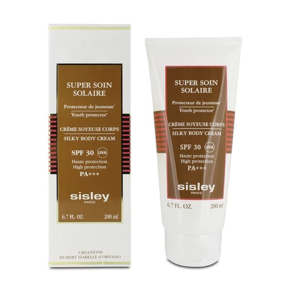 Sisley Super Soin Solaire Silky Body Cream SPF30 200ml Sunscreen for Body