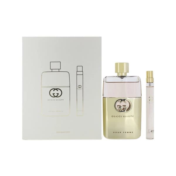 Gucci Guilty 90ml Eau De Parfum & 10ml Eau de Parfum Pour Femme Gift Set