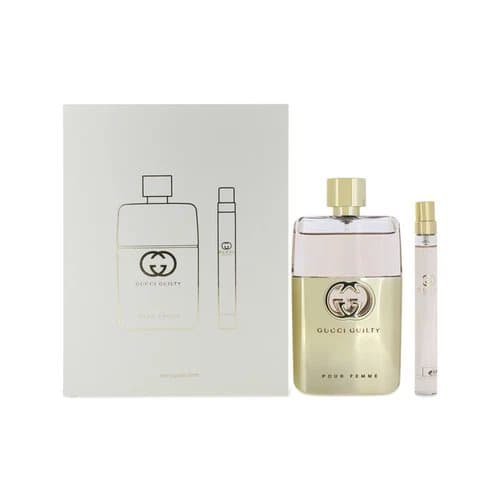 Gucci Guilty 90ml Eau De Parfum & 10ml Eau de Parfum Pour Femme Gift Set