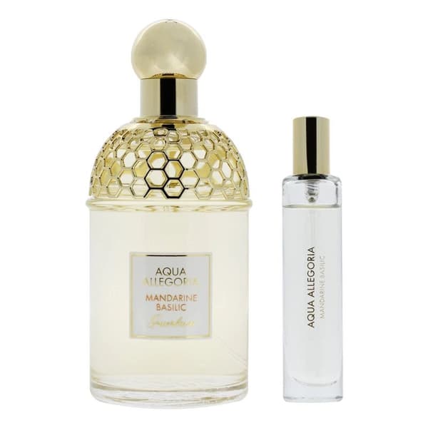 Guerlain Aqua Allegoria Mandarine Basilic 125ml EDT & 10ml Spray Travel Set