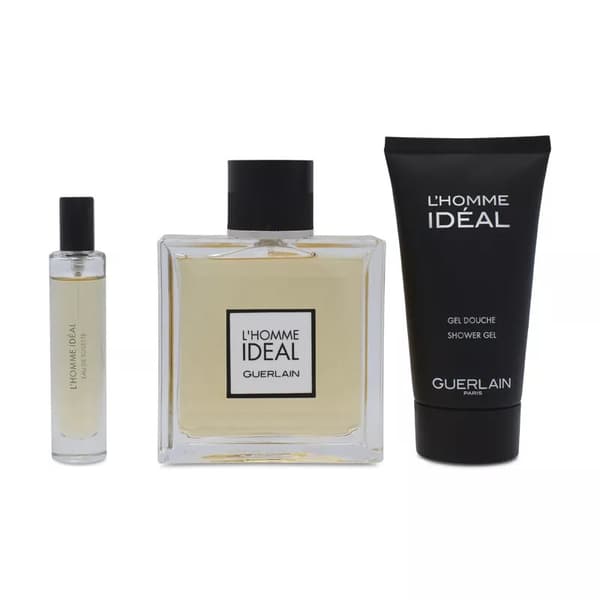 Guerlain L’Homme Ideal Eau De Toilette 100ml Set Shower Gel 75ml Gift for Him