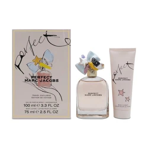 Marc Jacobs Perfect 100ml Eau De Parfum & Body Lotion Set