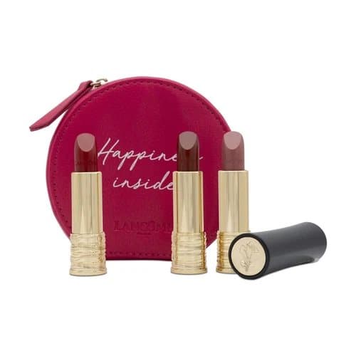 Lancome Lipstick Gift Set L’Absolu Rouge Shaping Cream Red Nude Pink Shades