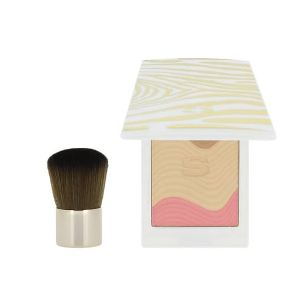 Sisley Phyto-Touche Sun Glow Powder With Brush Trio Peche Doree Warm Sun Kissed