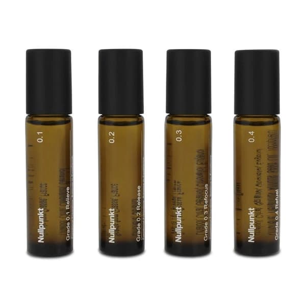 Nullpunkt Collection Functional Fragrance Set 4 x 10ml Roll On