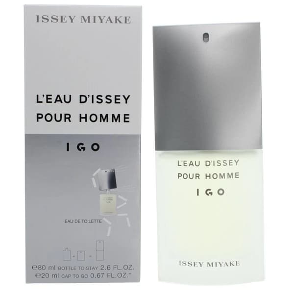 Issey Miyake L’Eau D’Issey Pour Homme IGO Eau De Toilette 80ml & 20ml Travel EDT