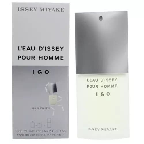 Issey Miyake L’Eau D’Issey Pour Homme IGO Eau De Toilette 80ml & 20ml Travel EDT