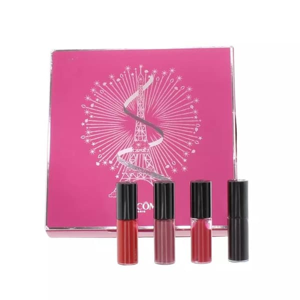 Lancome L’Absolu Lipstick Set 8 Mini Lacquer Rouge Lipsticks Make Up Gift Set