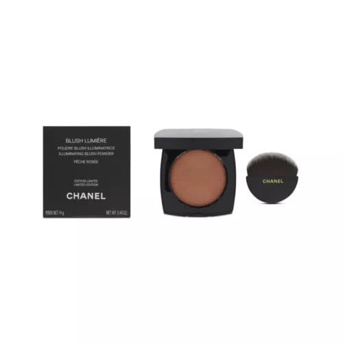 Chanel Blush Lumiere Illuminating Blush Powder Peche Rosee Shimmer Blusher