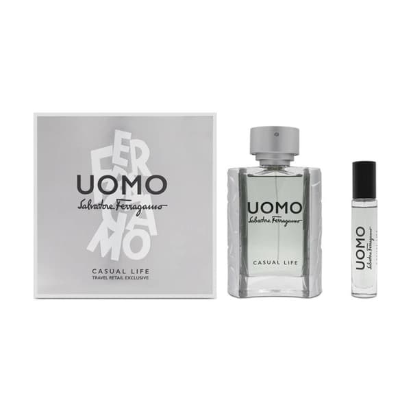 Salvatore Ferragamo Casual Life 100ml Eau De Toilette Gift Set With EDT Travel