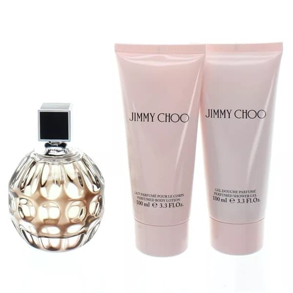 Jimmy Choo 100ml Eau De Parfum Gift Set 100ml Body Lotion & 100ml Shower Gel