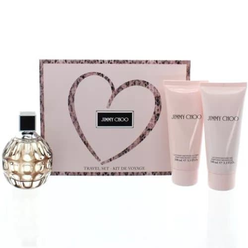 Jimmy Choo 100ml Eau De Parfum Gift Set 100ml Body Lotion & 100ml Shower Gel