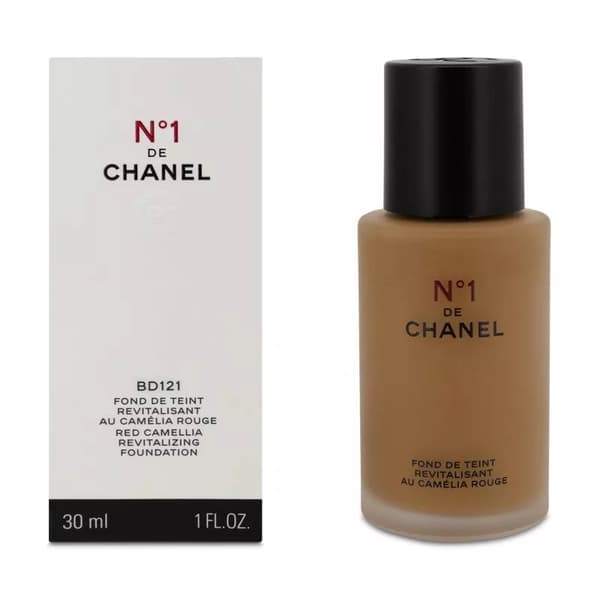 Chanel No.1 Red Camellia Revitalising Foundation BD121 Dark Makeup Face Moisture