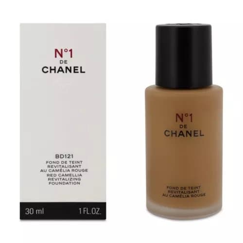 Chanel No.1 Red Camellia Revitalising Foundation BD121 Dark Makeup Face Moisture